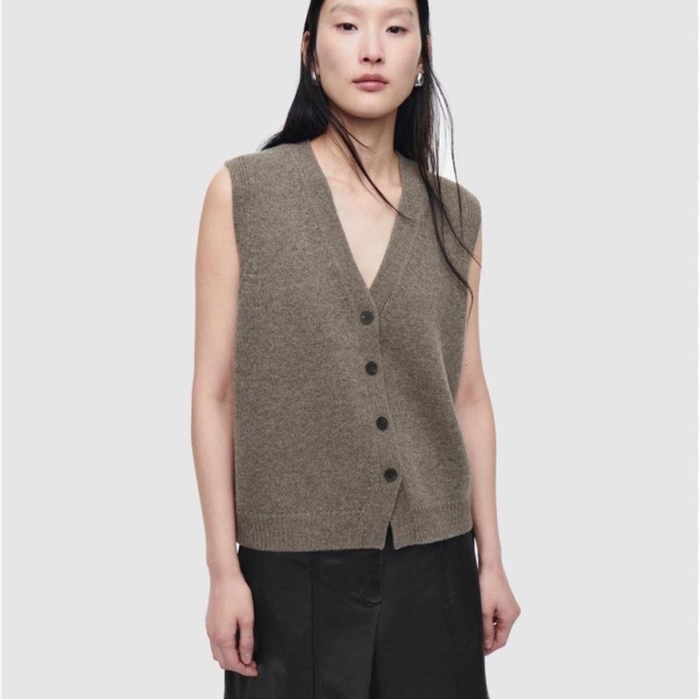 COS Knitted Cashmere-Wool Vest
